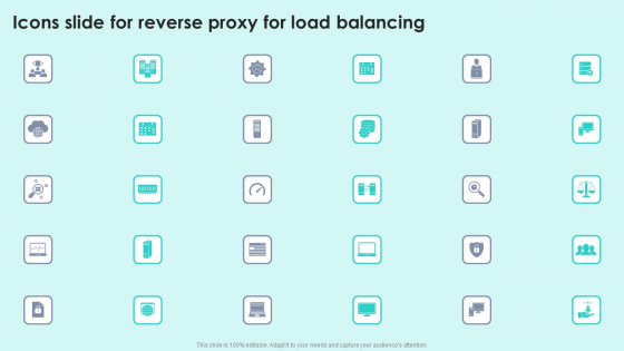 Icons Slide For Reverse Proxy For Load Balancing Icons PDF Icons Slide For Reverse Proxy For Load Balancing Icons PDF