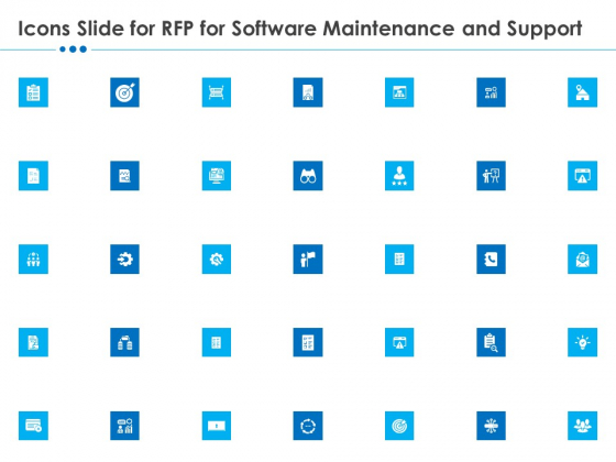 Icons Slide For Rfp For Software Maintenance And Support Clipart PDF Icons Slide For Rfp For Software Maintenance And Support Clipart PDF