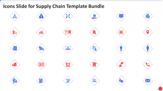 Icons Slide For Supply Chain Template Bundle Designs PDF Icons Slide For Supply Chain Template Bundle Designs PDF