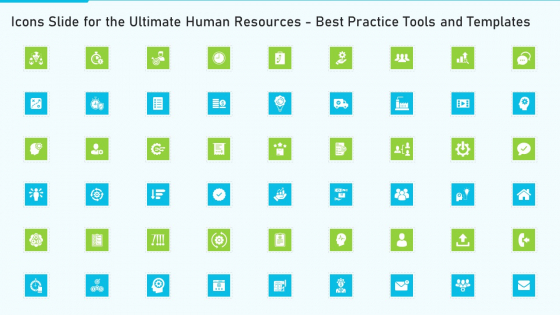 Icons Slide For The Ultimate Human Resources Best Practice Tools And Templates Introduction PDF