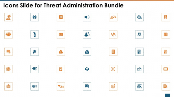 Icons Slide For Threat Administration Bundle Guidelines PDF Icons Slide For Threat Administration Bundle Guidelines PDF
