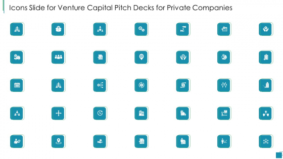 Icons Slide For Venture Capital Pitch Decks For Private Companies Themes PDF Icons Slide For Venture Capital Pitch Decks For Private Companies Themes PDF