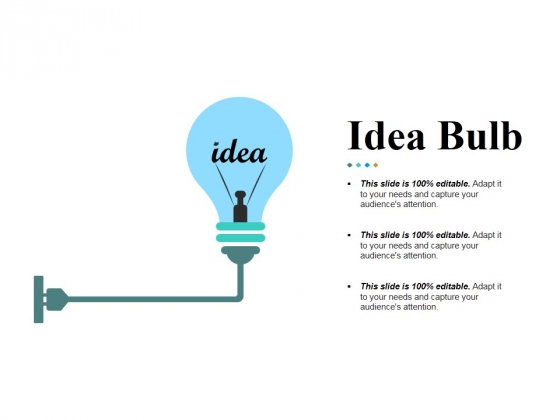 Idea Bulb Ppt PowerPoint Presentation Pictures Example