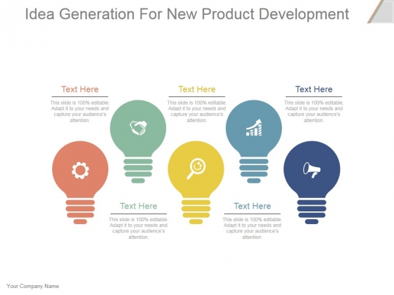 Idea Generation For New Product Development Ppt PowerPoint Presentation 