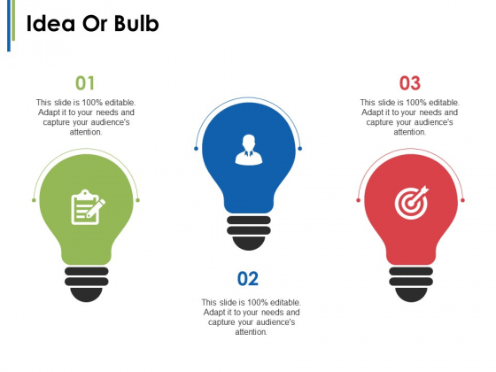 Idea Or Bulb Technology Ppt PowerPoint Presentation Infographics Show