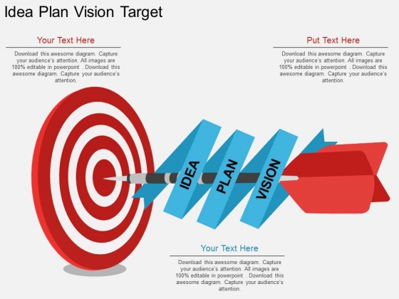 Idea Plan Vision Target Powerpoint Template Idea Plan Vision Target Powerpoint Template