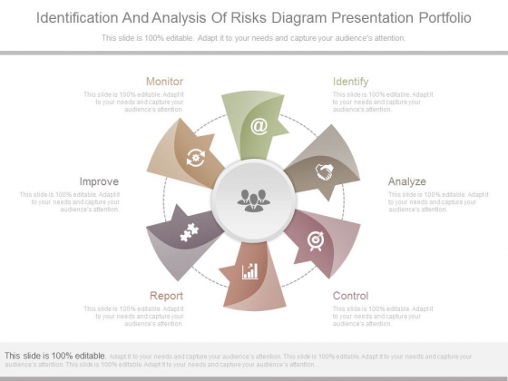 Identification And Analysis Of Risks Diagram Presentation Portfolio Identification And Analysis Of Risks Diagram Presentation Portfolio