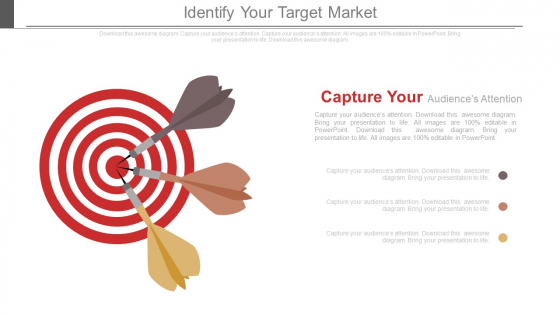 Identify Your Target Market Ppt Slides