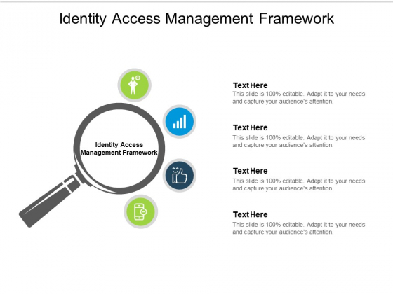 Identity Access Management Framework Ppt PowerPoint Presentation Portfolio Summary Cpb