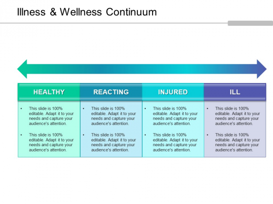 Illness And Wellness Continuum Ppt PowerPoint Presentation Portfolio Example Introduction