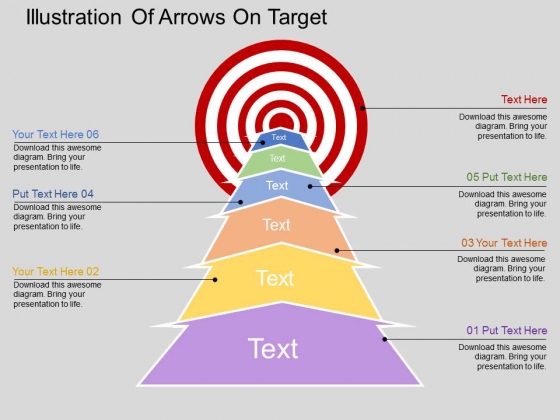 Illustration Of Arrows On Target Powerpoint Templates Illustration Of Arrows On Target Powerpoint Templates