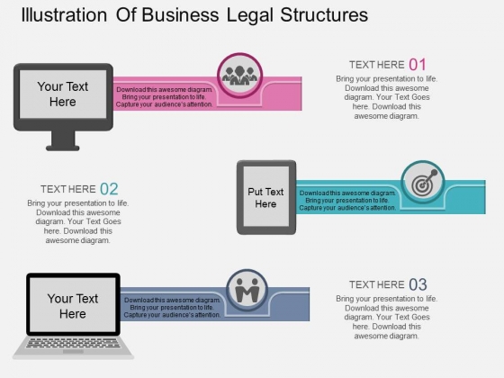 Illustration Of Business Legal Structures Powerpoint Template Illustration Of Business Legal Structures Powerpoint Template