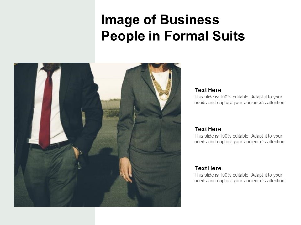 Image Of Business People In Formal Suits Ppt PowerPoint Presentation Pictures Graphics Template