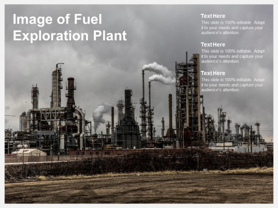 Image Of Fuel Exploration Plant Ppt PowerPoint Presentation Professional Graphics