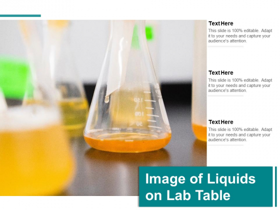 Image Of Liquids On Lab Table Ppt PowerPoint Presentation Infographics Tips