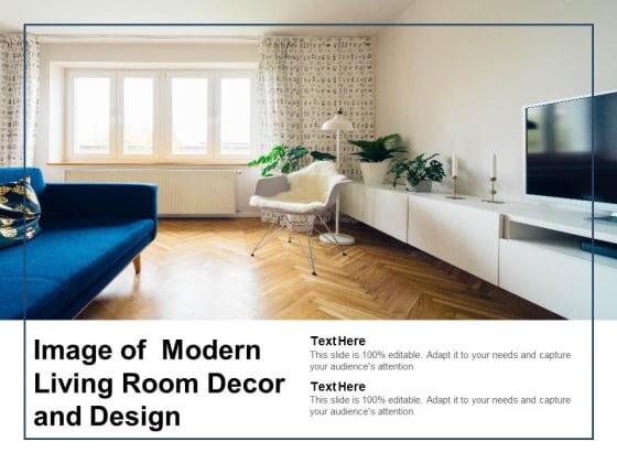 Image Of Modern Living Room Decor And Design Ppt PowerPoint Presentation Pictures Master Slide