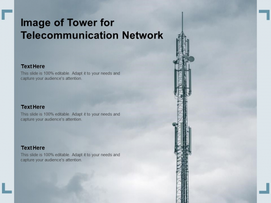Image Of Tower For Telecommunication Network Ppt PowerPoint Presentation Model Structure