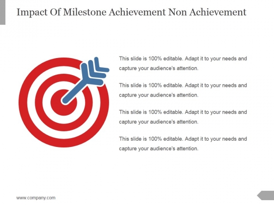 Impact Of Milestone Achievement Non Achievement Ppt PowerPoint Presentation Layout Impact Of Milestone Achievement Non Achievement Ppt PowerPoint Presentation Layout
