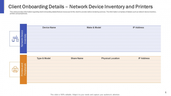 Impeccable Information Technology Facility Client Onboarding Details Network Device Inventory And Printers Information PDF Impeccable Information Technology Facility Client Onboarding Details Network Device Inventory And Printers Information PDF
