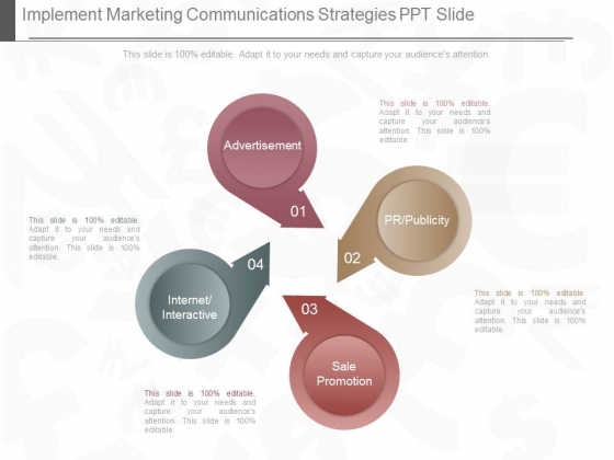 Implement Marketing Communications Strategies Ppt Slide Implement Marketing Communications Strategies Ppt Slide