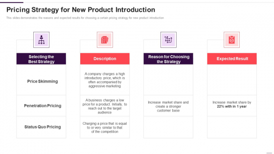 Implementation Plan For New Product Launch Pricing Strategy For New Product Microsoft PDF
