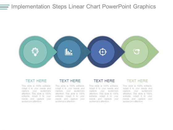 Implementation Steps Linear Chart Powerpoint Graphics Implementation Steps Linear Chart Powerpoint Graphics