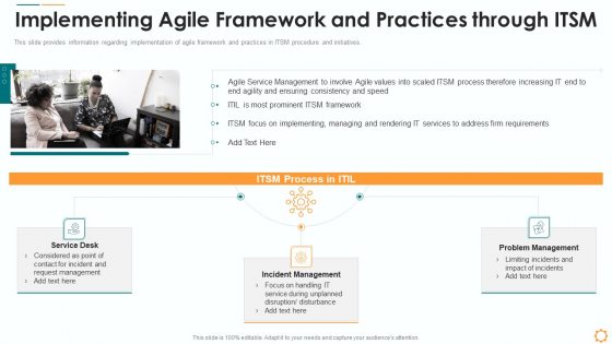 Implementing Agile Framework And Practices Through ITSM Themes PDF Implementing Agile Framework And Practices Through ITSM Themes PDF