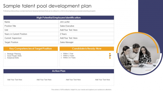Implementing Succession Planning Sample Talent Pool Development Plan Information PDF