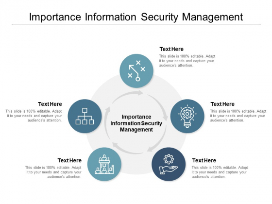 Importance Information Security Management Ppt PowerPoint Presentation Professional Samples