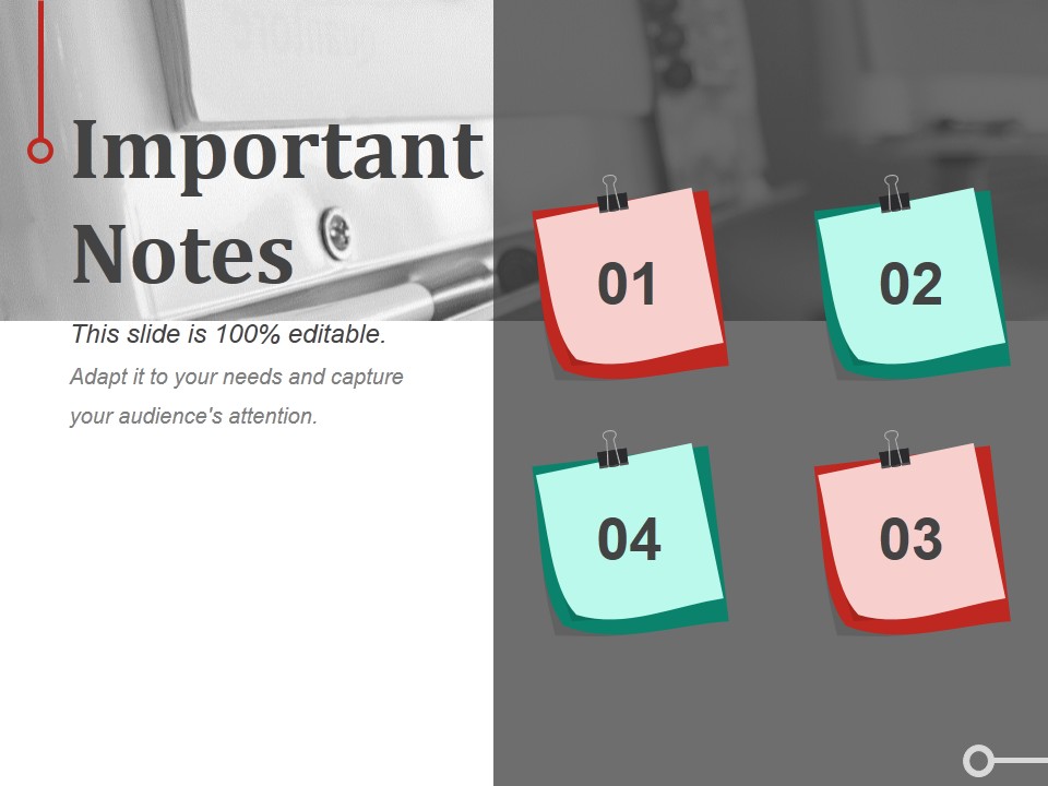 Important Notes Ppt PowerPoint Presentation Professional Format ...