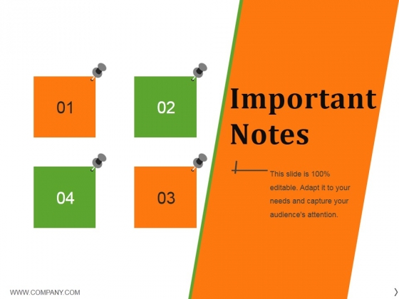 Important Notes Ppt PowerPoint Presentation Professional Images