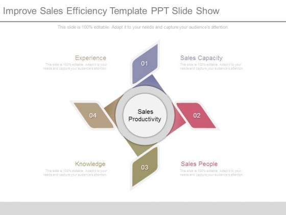 Improve Sales Efficiency Template Ppt Slide Show Improve Sales Efficiency Template Ppt Slide Show
