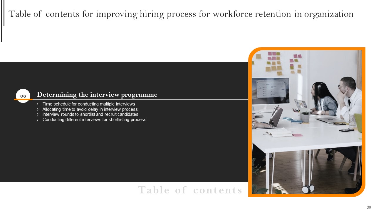 Improving Hiring Process For Workforce Retention In Organization Ppt PowerPoint Presentation Complete With Slides slides content ready