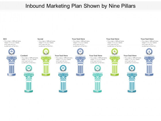 Inbound Marketing Plan Shown By Nine Pillars Ppt PowerPoint Presentation Show Graphics PDF
