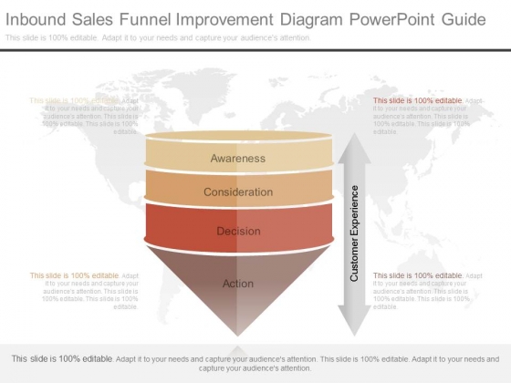 Inbound Sales Funnel Improvement Diagram Powerpoint Guide Inbound Sales Funnel Improvement Diagram Powerpoint Guide