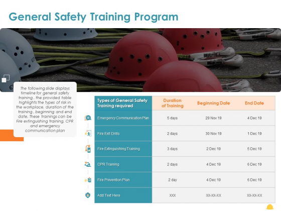 Incident Management Process Safety General Safety Training Program Brochure PDF Incident Management Process Safety General Safety Training Program Brochure PDF