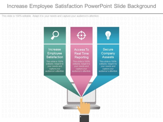Increase Employee Satisfaction Powerpoint Slide Background