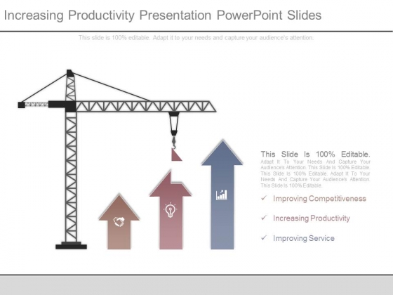 Increasing Productivity Presentation Powerpoint Slides