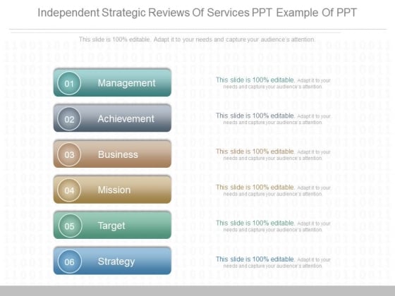 Independent Strategic Reviews Of Services Ppt Example Of Ppt Independent Strategic Reviews Of Services Ppt Example Of Ppt