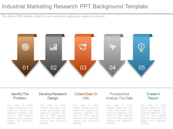Industrial Marketing Research Ppt Background Template