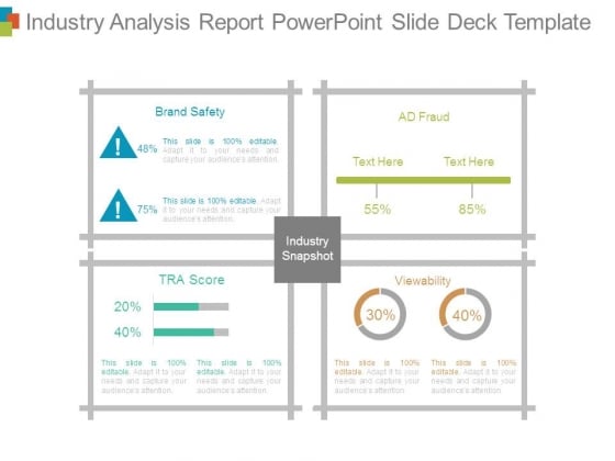 Industry Analysis Report Powerpoint Slide Deck Template Industry Analysis Report Powerpoint Slide Deck Template