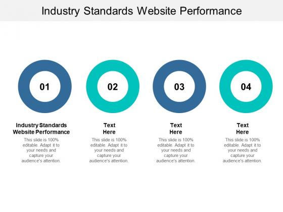 Industry Standards Website Performance Ppt PowerPoint Presentation Professional Graphics Cpb Pdf