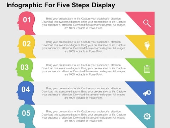Infographic For Five Steps Display Powerpoint Templates Infographic For Five Steps Display Powerpoint Templates