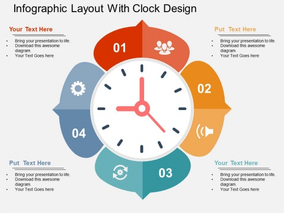 Infographic Layout With Clock Design Powerpoint Templates Infographic Layout With Clock Design Powerpoint Templates