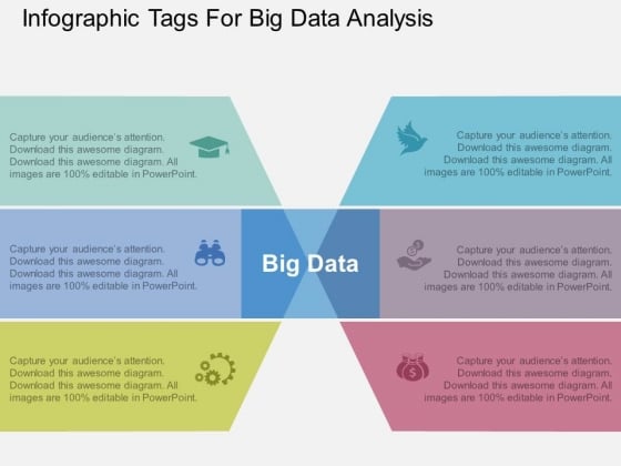 Infographic Tags For Big Data Analysis Powerpoint Template Infographic Tags For Big Data Analysis Powerpoint Template