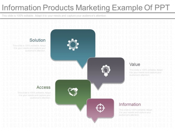 Information Products Marketing Example Of Ppt Information Products Marketing Example Of Ppt