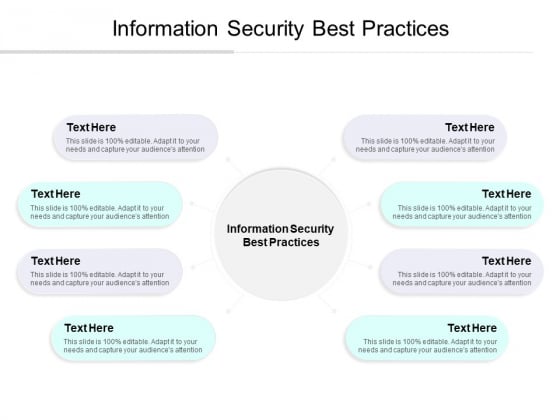 Information Security Best Practices Ppt PowerPoint Presentation Show Elements Cpb
