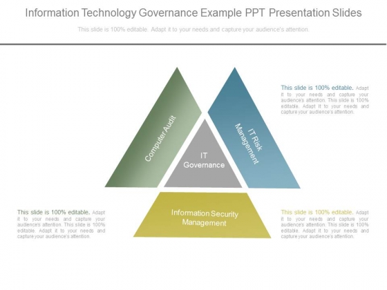 Information Technology Governance Example Ppt Presentation Slides