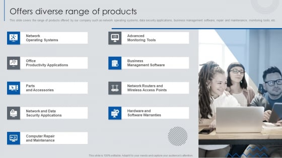 Information Technology Solutions Business Profile Offers Diverse Range Of Products Themes PDF Information Technology Solutions Business Profile Offers Diverse Range Of Products Themes PDF