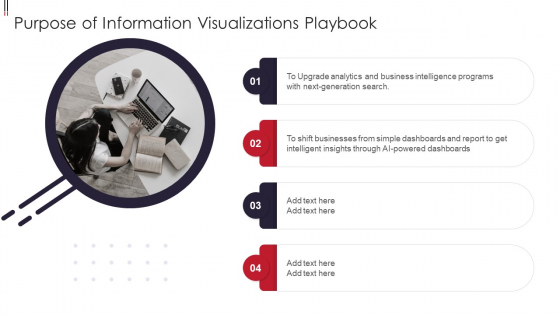Information Visualizations Playbook Purpose Of Information Visualizations Playbook Demonstration PDF